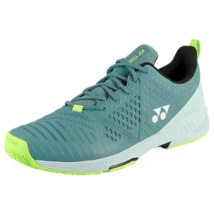 Yonex Men's Sonicage 3 Wide - 4E Width - Smoke Blue Anti   Odor