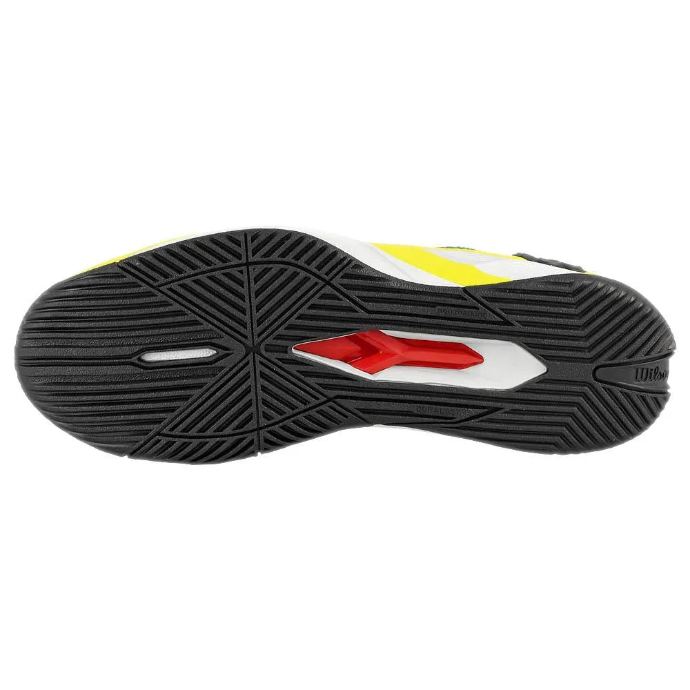 Comfortable Footbed Wilson Men's Rush Pro Extra Duty - Black/Green Gecko