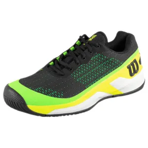 Arch support Stylish Look Wilson Men's Rush Pro Extra Duty - Black/Green Gecko