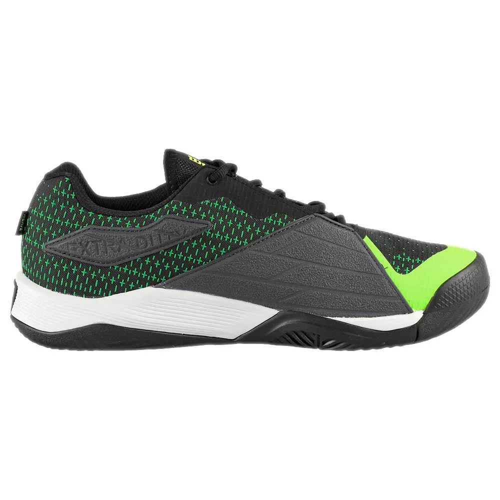 Wilson Men's Rush Pro Extra Duty - Black/Green Gecko Smooth Surface