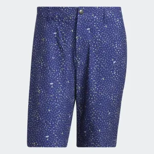 fresh start ADIDAS ULTIMATE365 FLAG-PRINT SHORTS LEGACY INDIGO / PULSE LIME / LIGHT PURPLE