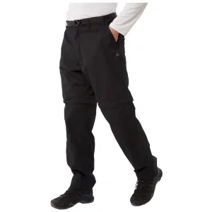 Stretchable Material Craghoppers Mens Kiwi Convertible Trousers Black