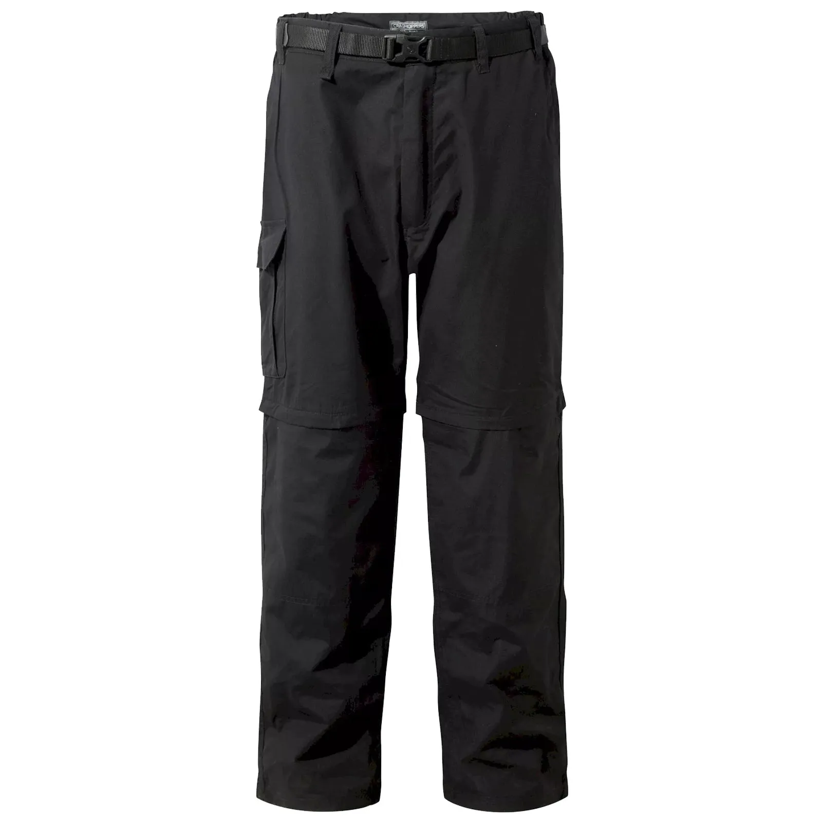 Craghoppers Mens Kiwi Convertible Trousers Black hoodie Sleek Stretch