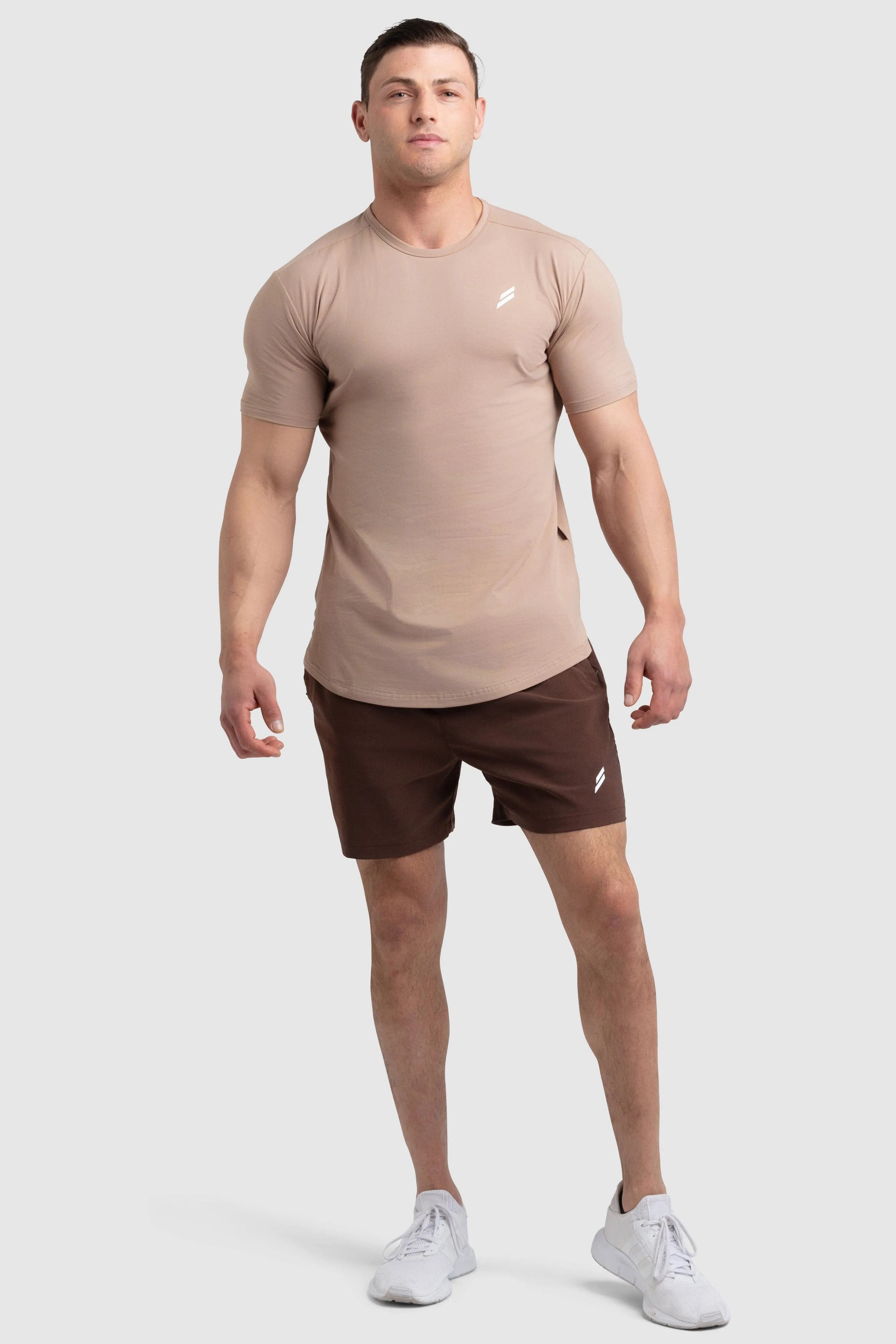 Mark Drop Tee V3 - Light Taupe Street Trendy