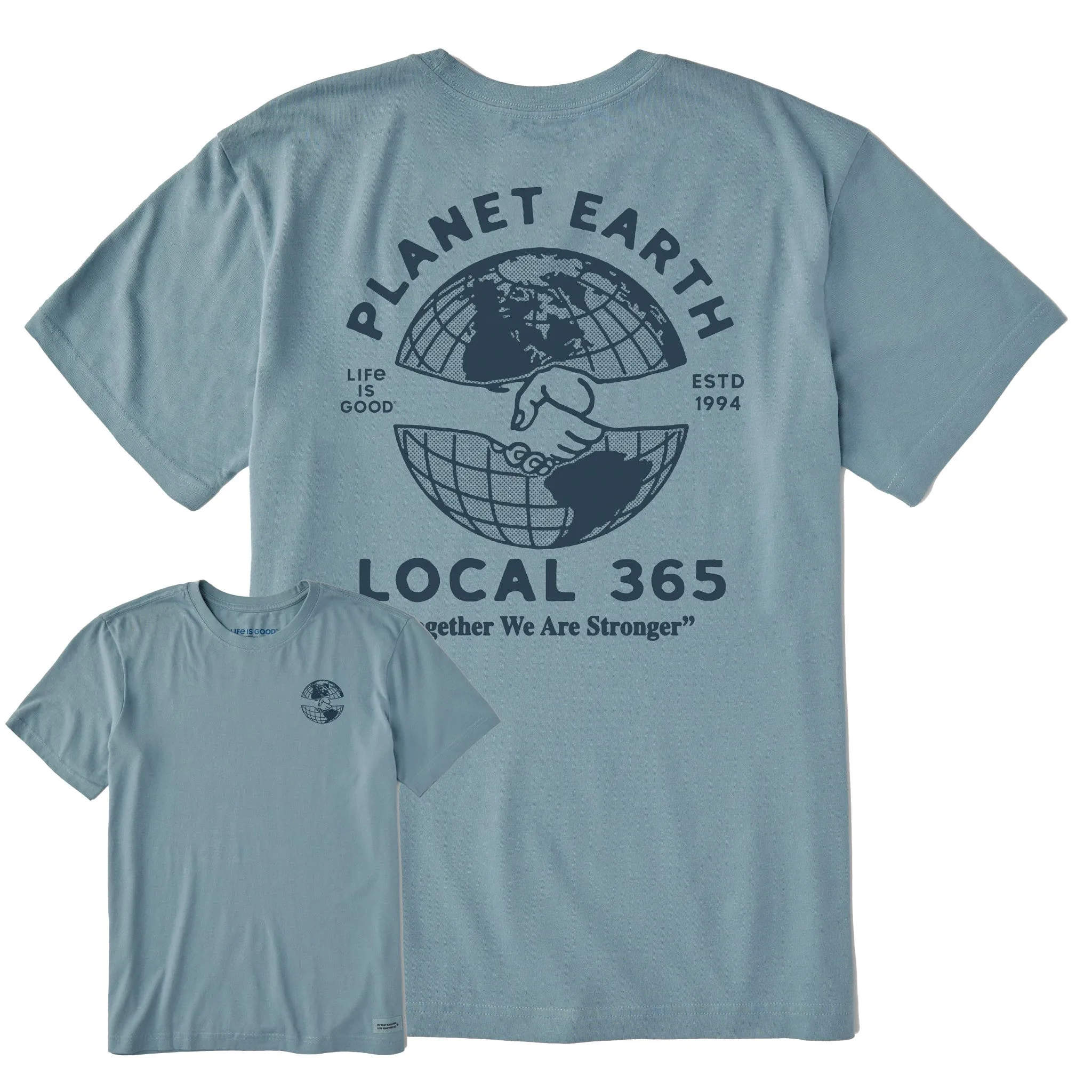 Men's Planet Earth Local 365 Short Sleeve Crusher Tee Soft Touch Fit