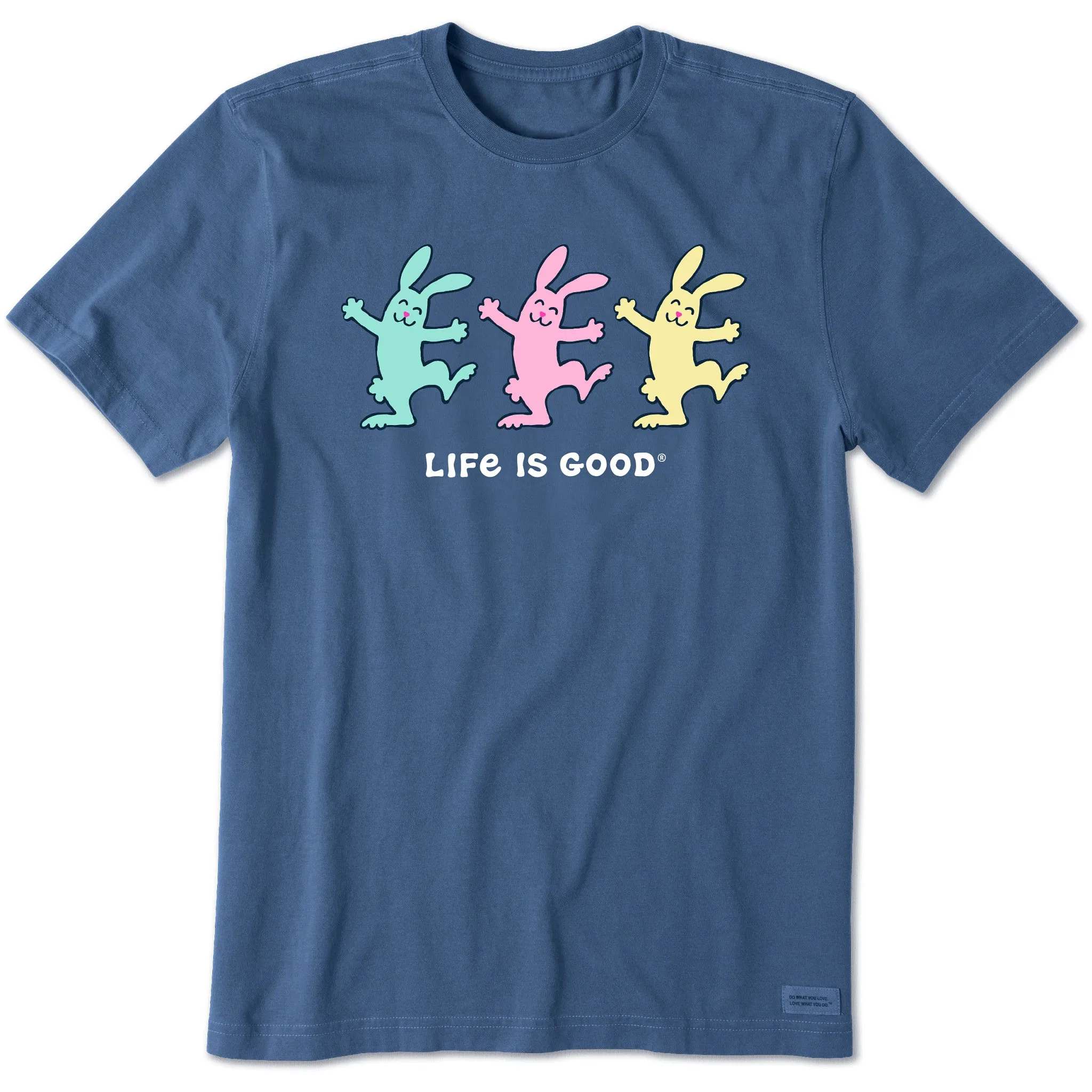 college Men's Happy Bunnies Short Sleeve Crusher Tee