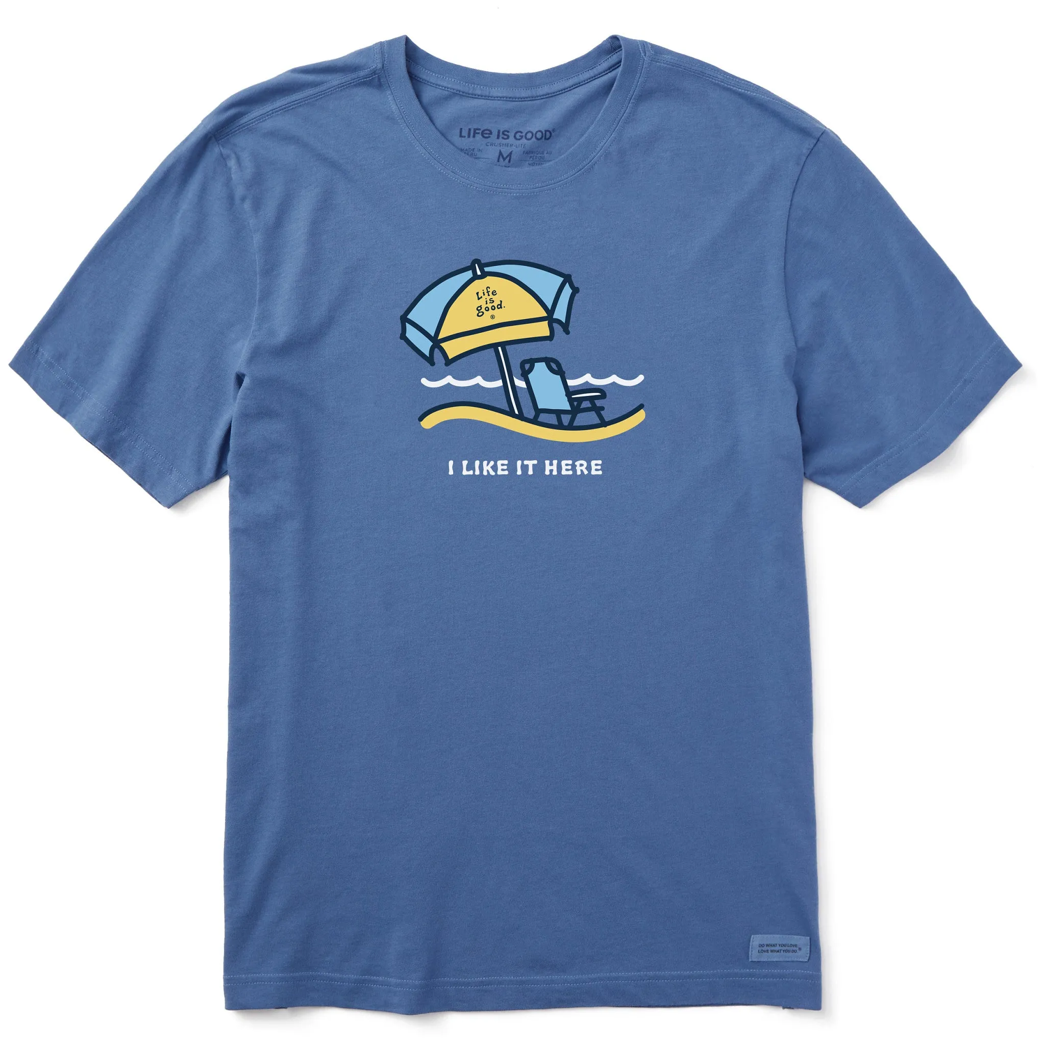 Men's Surfside Umbrella Like it Here Short Sleeve Tee Fresh Outfit All-Season Wear