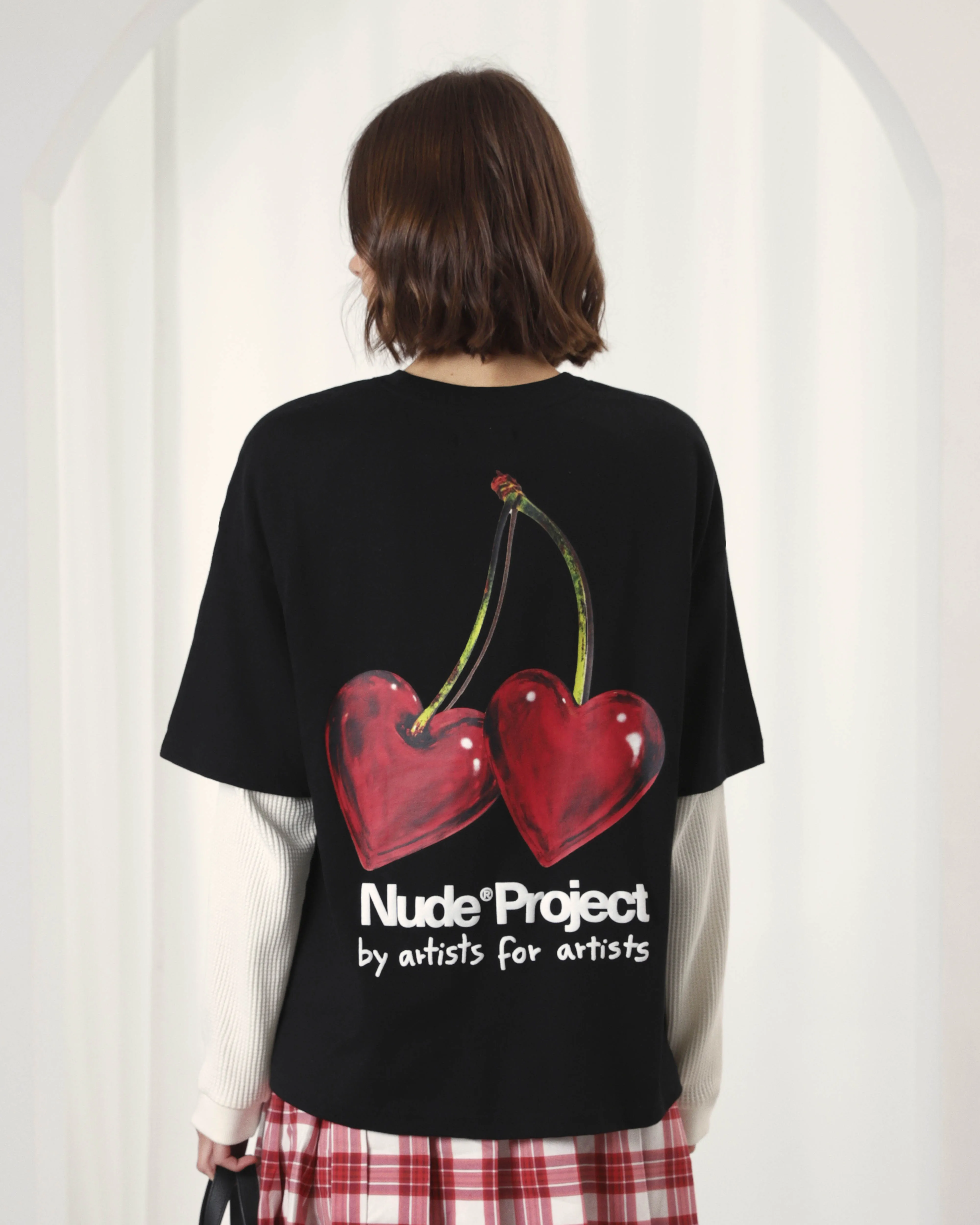Juicy Cherry Tee Black Customer Favorite Active Fit
