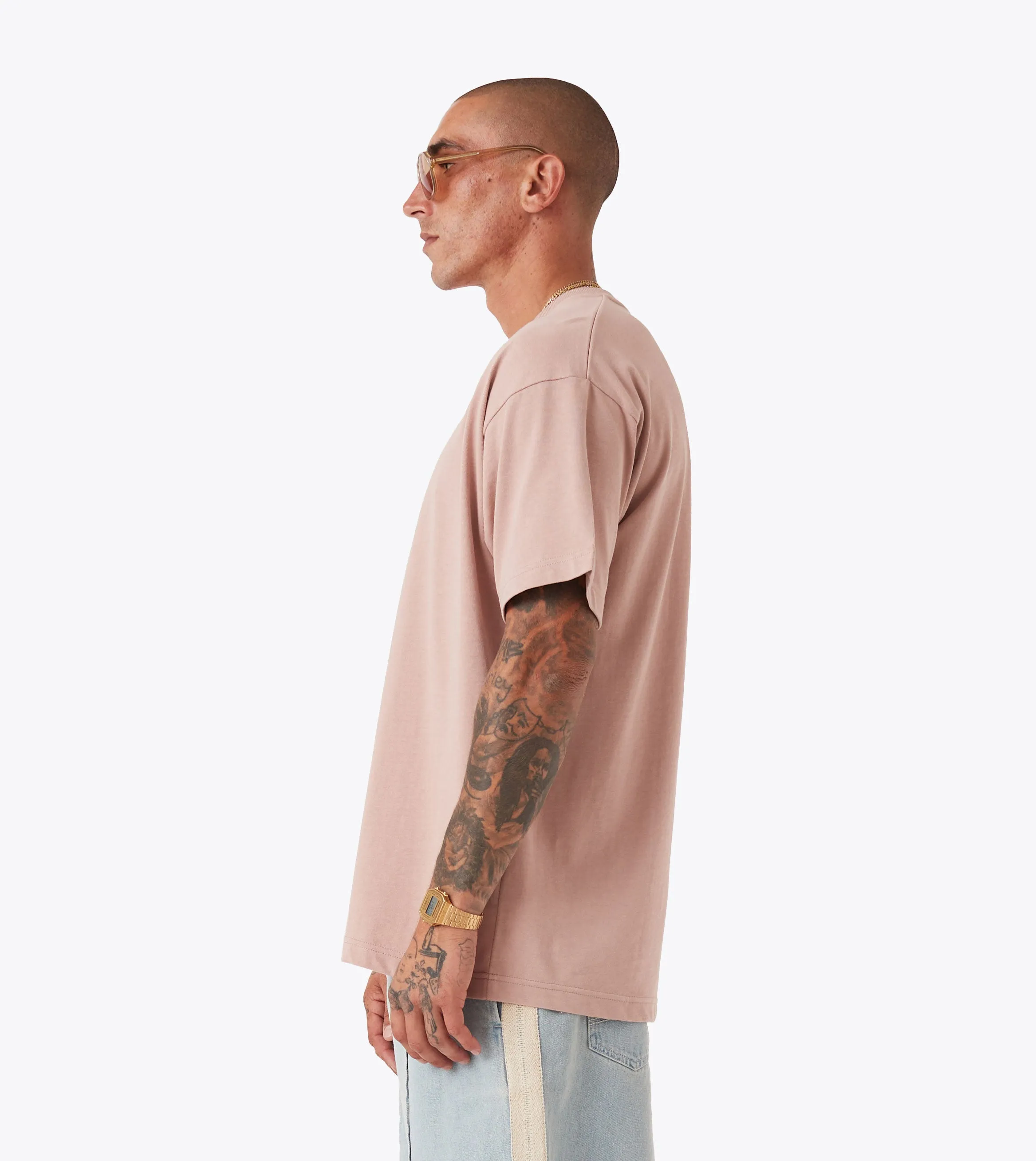 Box Tee Dusty Pink Perfect Comfort