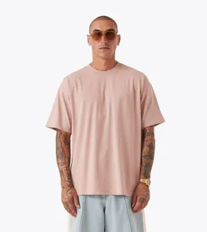 Trendy All-Day Box Tee Dusty Pink