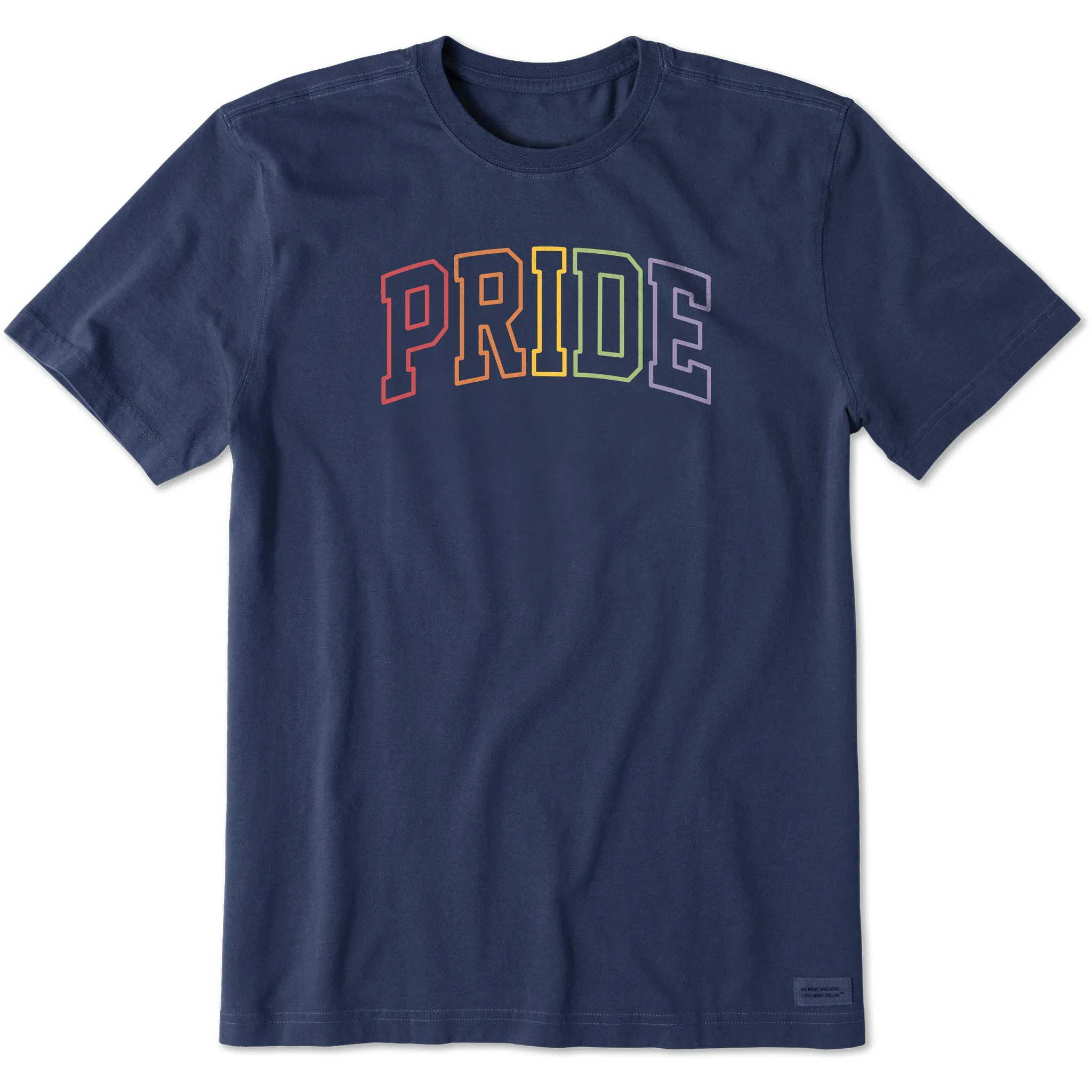 Cozy Layers Men's Pride Athletic Arch Short Sleeve Tee
