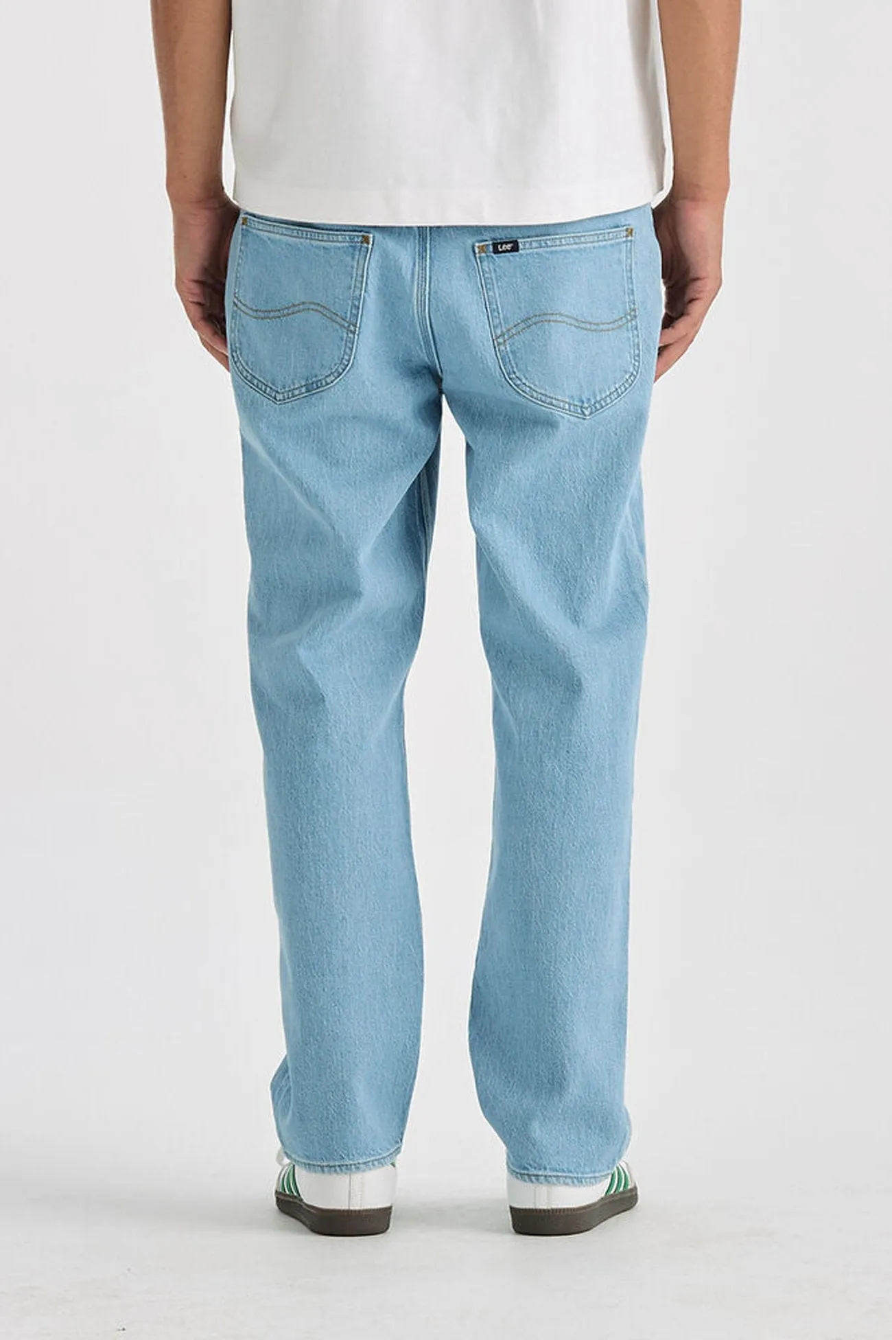Stylish Cut L-Three Jean Gridlock Blue
