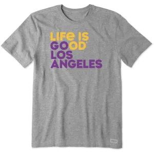 Men's Go Los Angeles Short Sleeve Crusher Tee FadeResistant Coating