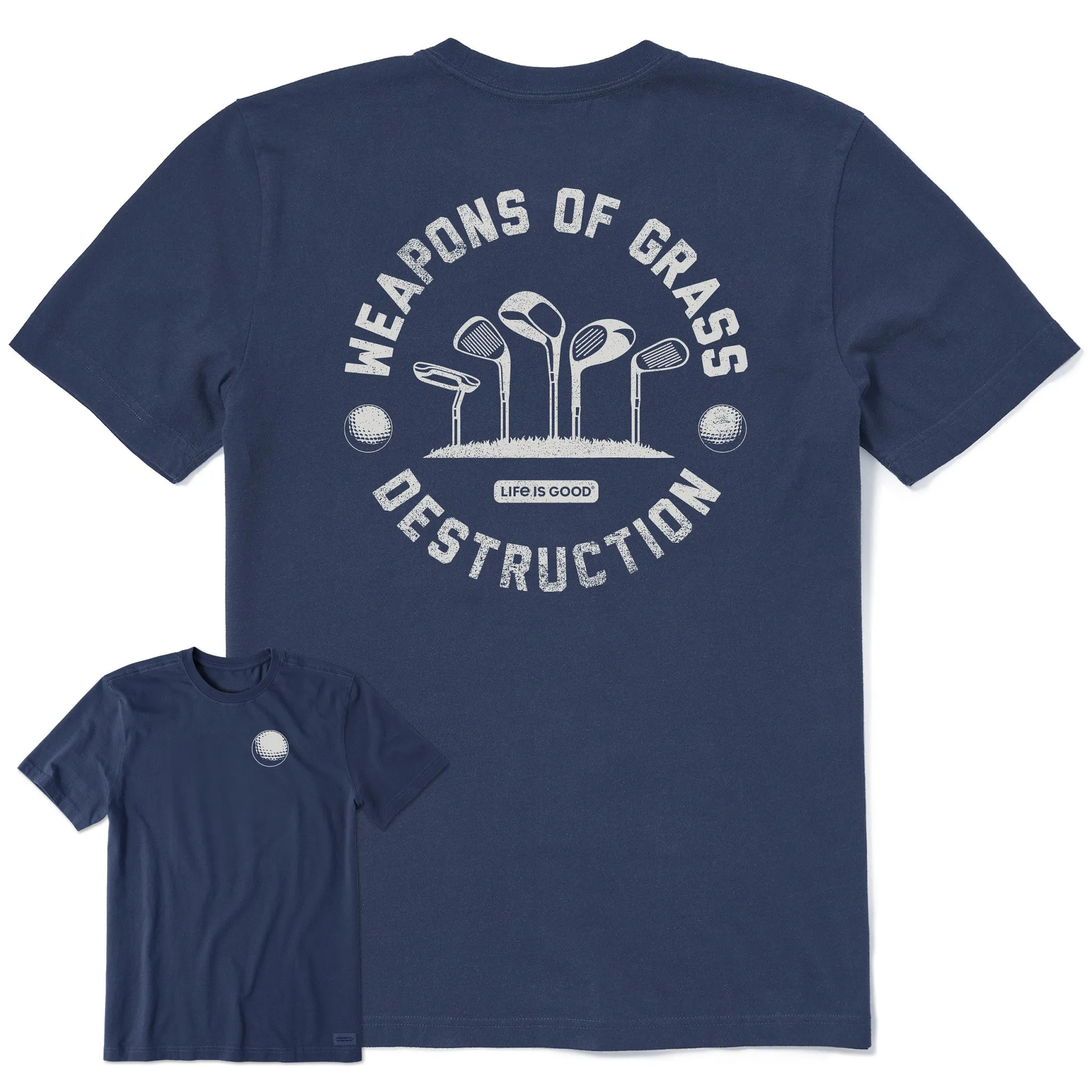 Men's Weapons of Grass Destruction Short Sleeve Tee Linen blend