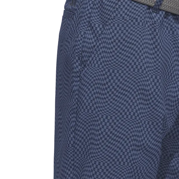 Adidas Ultimate365 Printed Shorts - Blue Playful Look Double Layered Hem