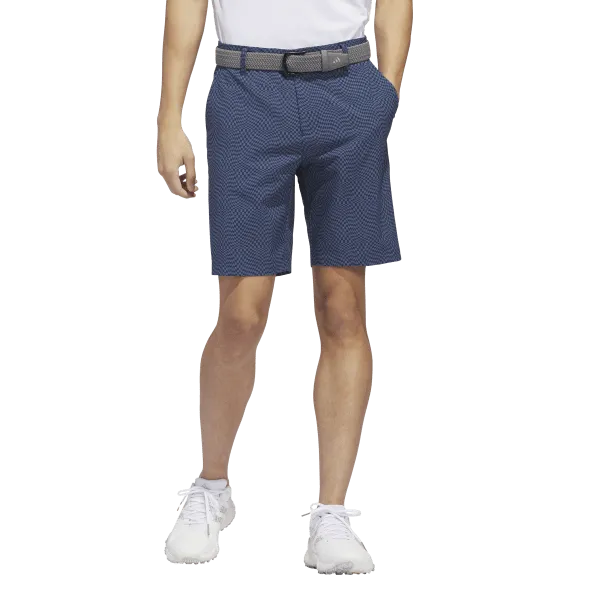 Personalized Stretch Tech Adidas Ultimate365 Printed Shorts - Blue