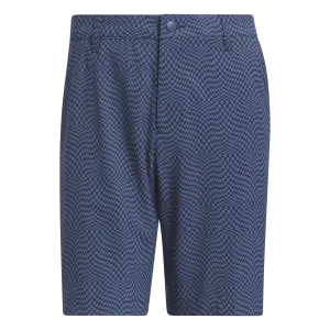 WaterResistantFinish Flexible Stretch Waist Adidas Ultimate365 Printed Shorts - Blue