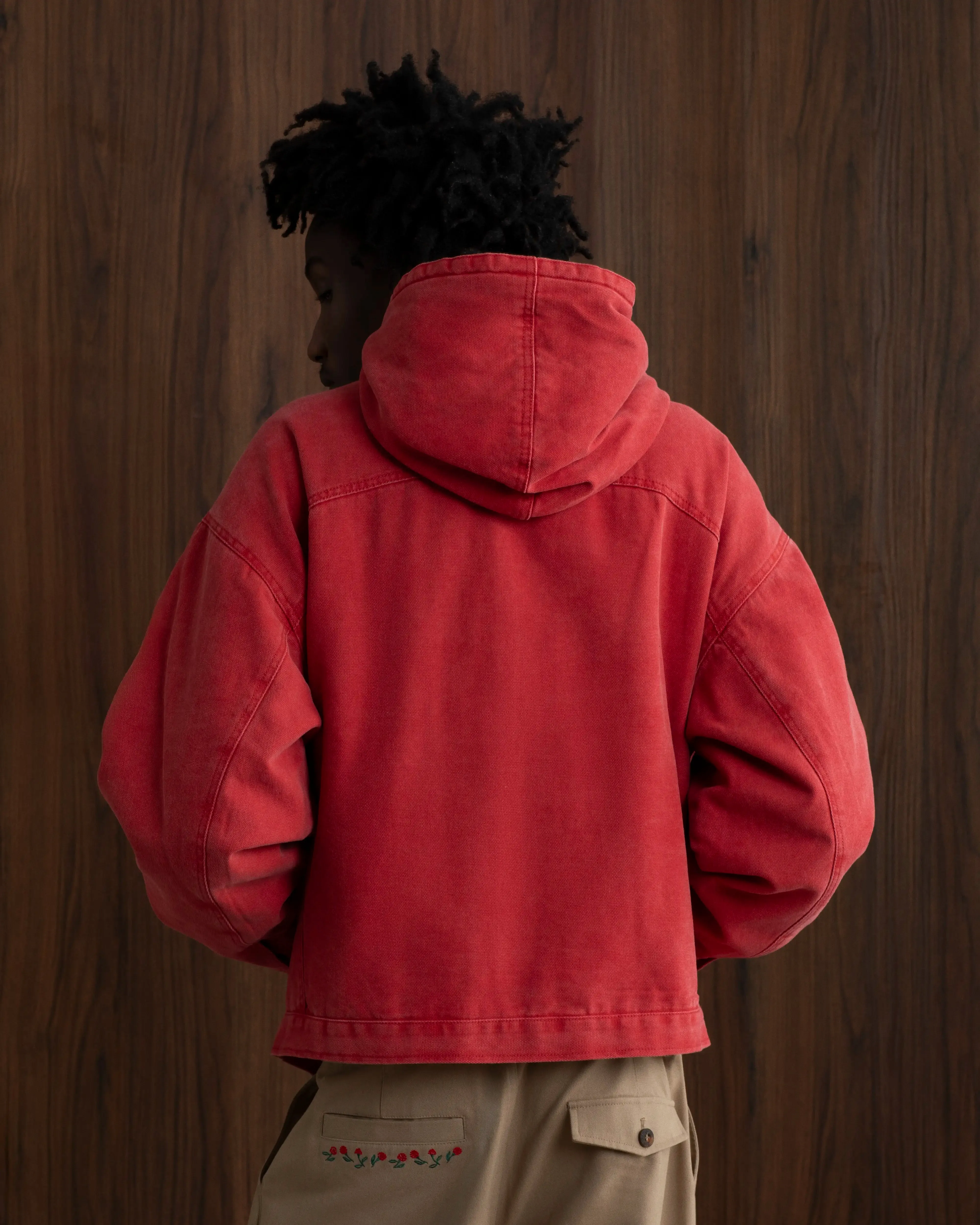 Co-Worker Jacket Canvas Red Thermal Core Technology