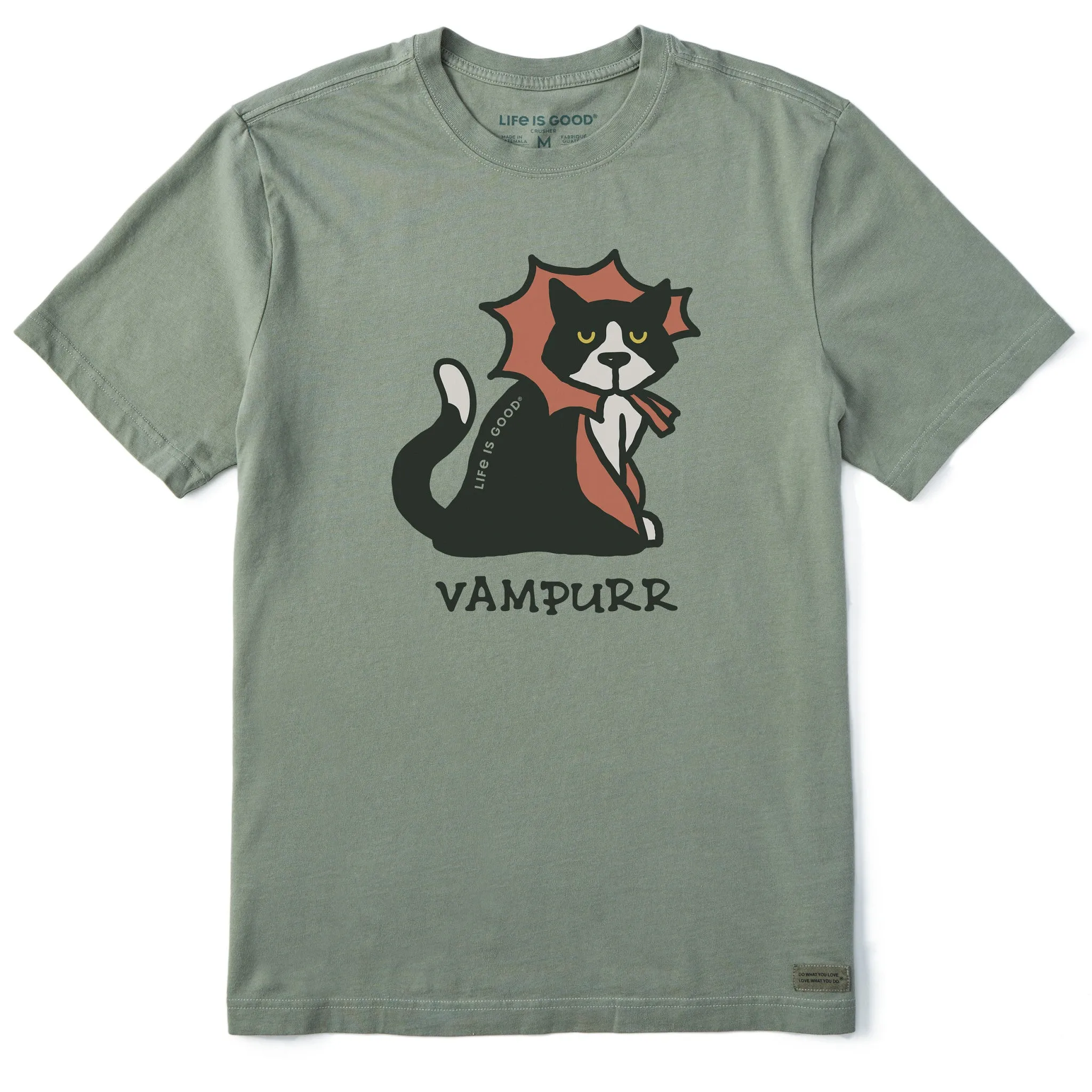 Men's Vampurr Short Sleeve Crusher Tee Light and Breezy