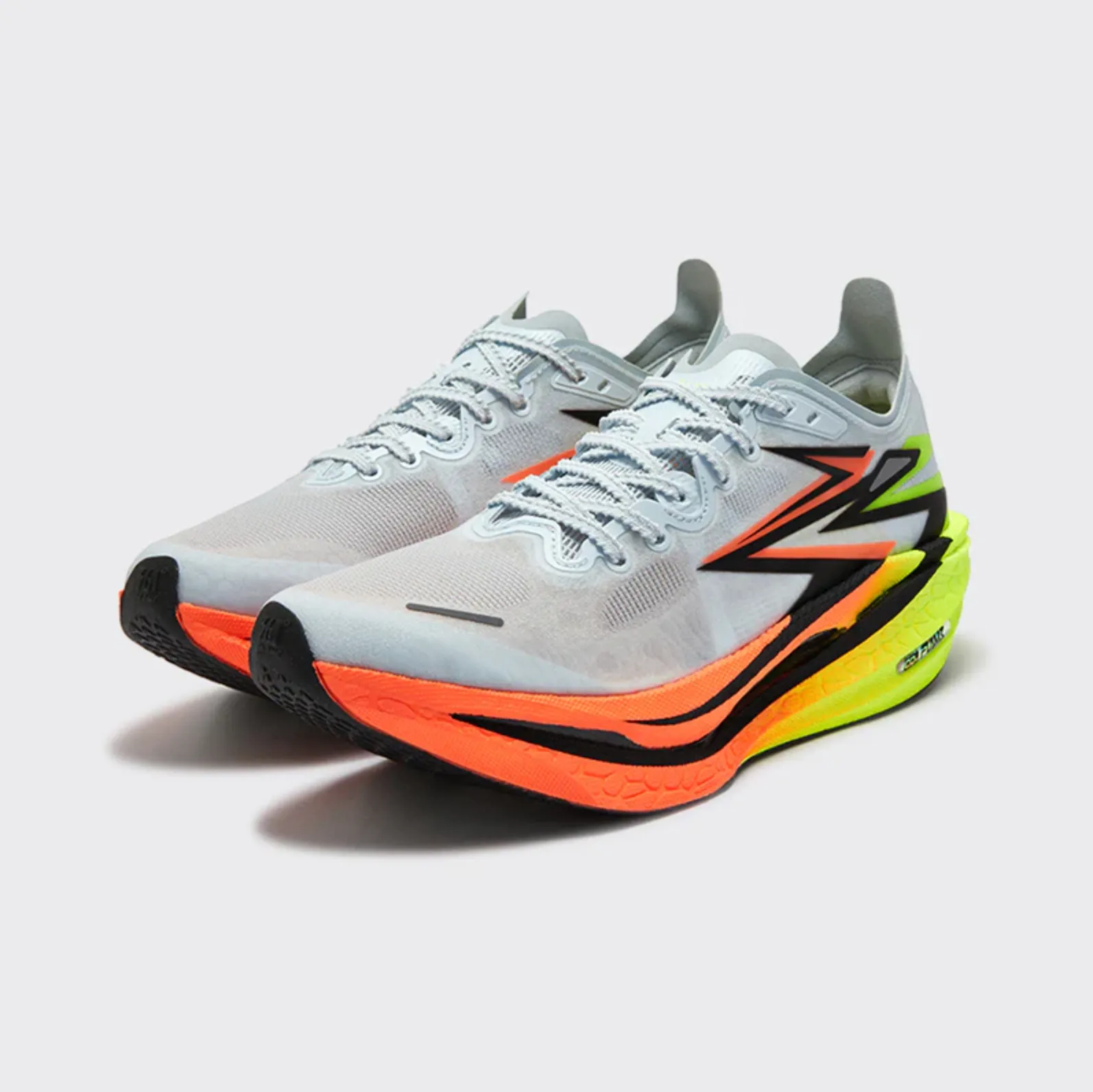 Orthotic Compatible Footbed Torsional Reinforcement FLAME 4: Glass Blue / Orange