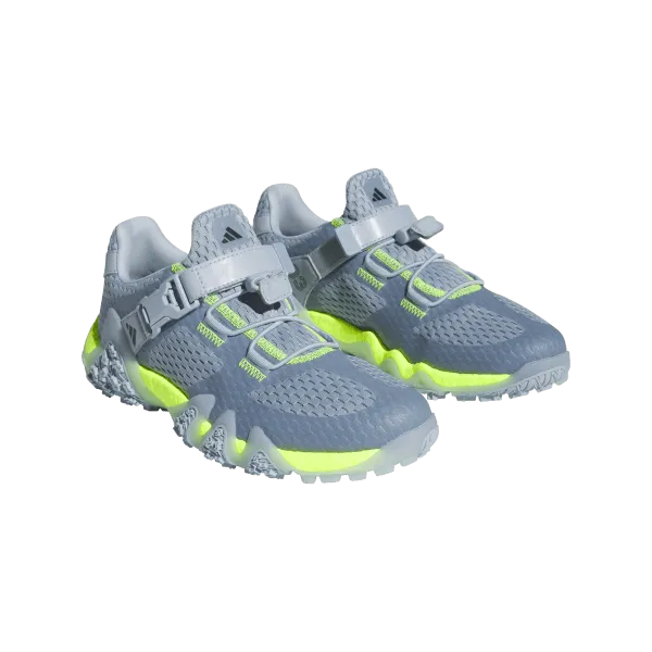 Breathable Daily Walk Adidas Adicross Low Spikeless Golf Shoes - Wonder Blue / Core Black / Lucid Lemon