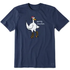 Seam Free Back Tagless Comfort Men's Spring Chicken Legs Short Sleeve Tee