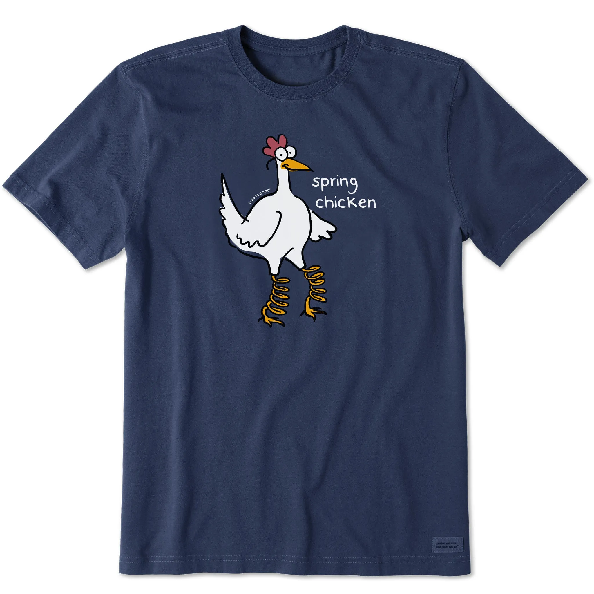 Seam Free Back Tagless Comfort Men's Spring Chicken Legs Short Sleeve Tee