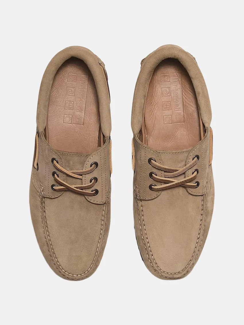 All Day Road Trip Authentic Boat Shoes Medium Beige Nubuck