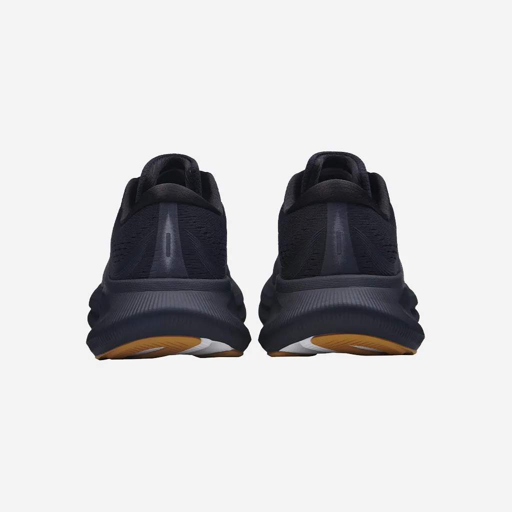 361-ELEOS: Black/Heather Castlerock Cross country ability 3D Arch Molding