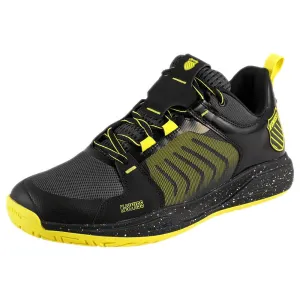 Comfort footbed K-Swiss Men's Ultrashot Team - Black/Tennis Yellow