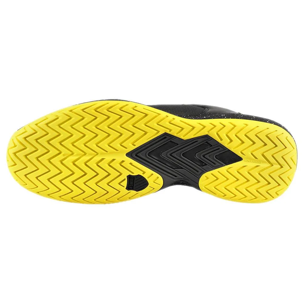 Shock Absorbing Comfortable ankle support K-Swiss Men's Ultrashot Team - Black/Tennis Yellow
