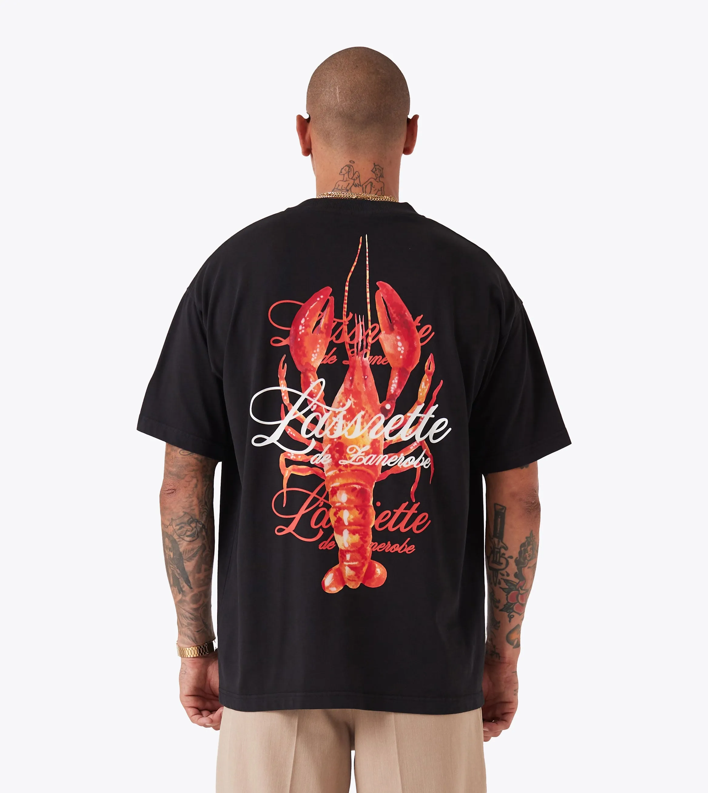 Camping practicality Layer-Friendly Lobster Box Tee GD Black