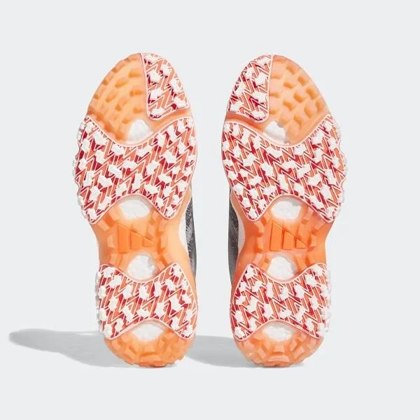 ADIDAS CODECHAOS 22 SPIKELESS SHOES - Cloud White / Grey Six / Solar Red Wide Toe Box Option Stone Gray