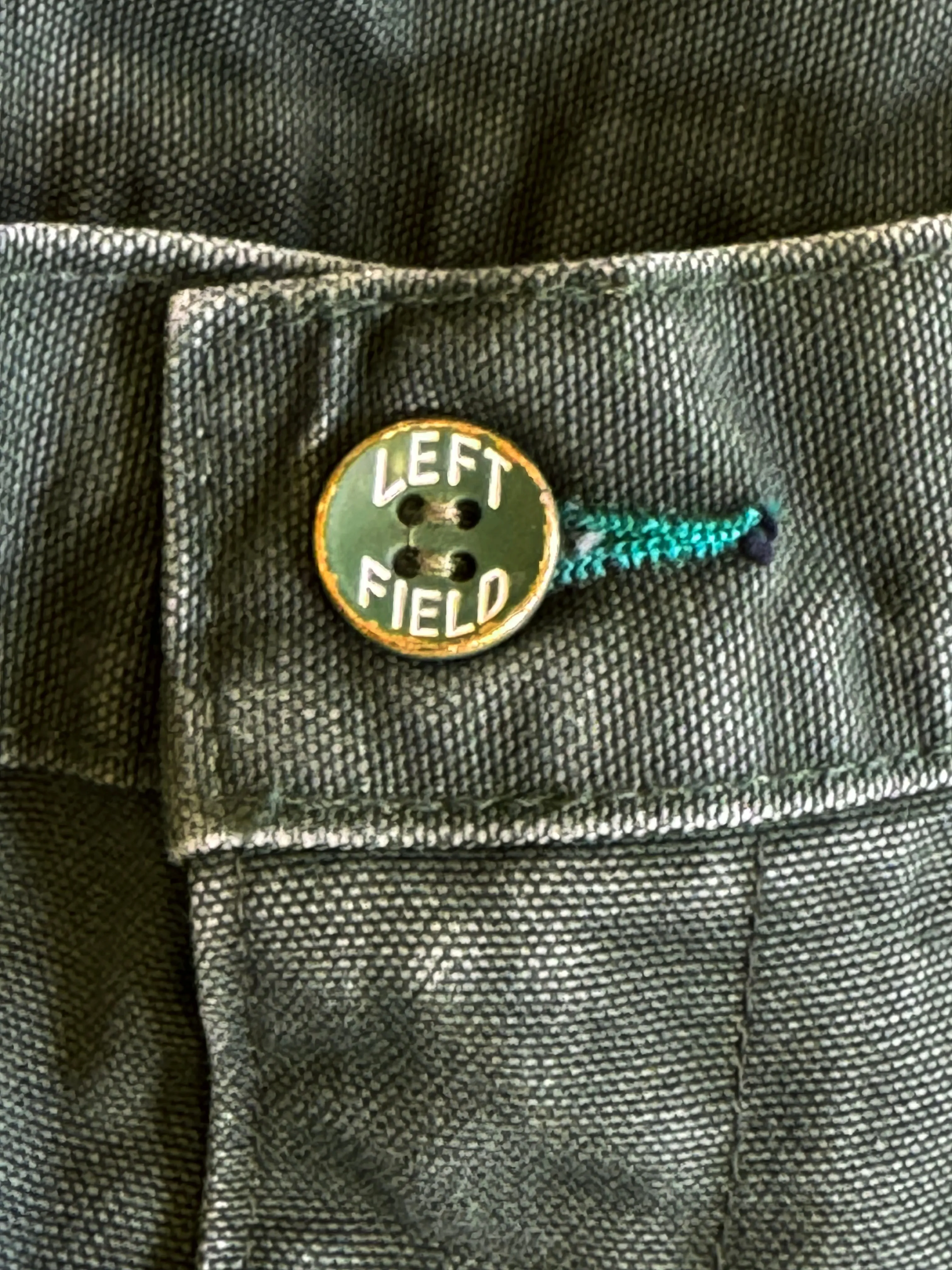 WrinkleResistantMaterial Vintage Wash Olive Duck  Mt Vernon 13 oz  Work Uniform Chino (Check specs)