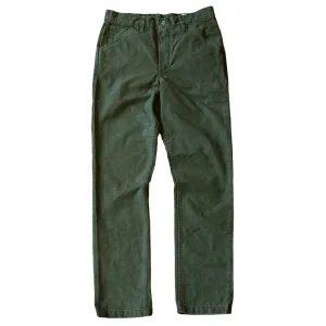 Smart Motion Stay Dry Vintage Wash Olive Duck  Mt Vernon 13 oz  Work Uniform Chino (Check specs)