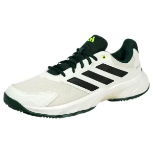 Water   Resistant Comfortable Step adidas Men's CourtJam Control 3 - Off White/Aurora Ivy