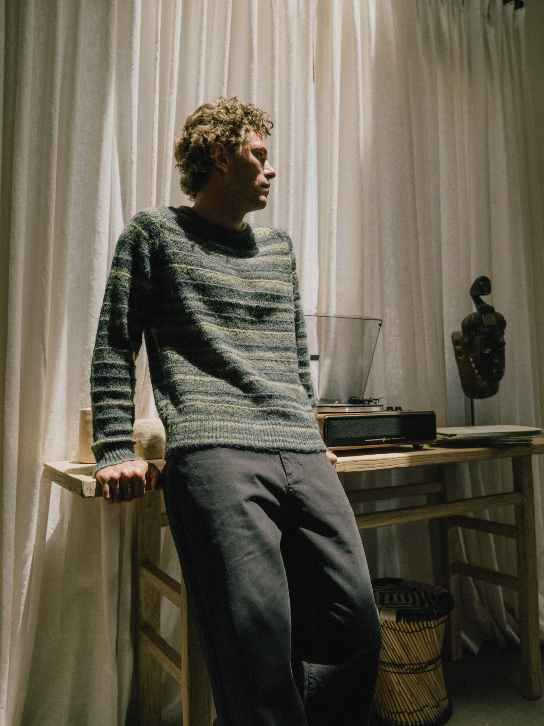 Kapu Knit Kelp Ribbed Knit Relaxed Comforted