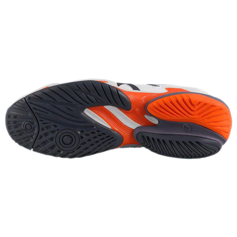 Sturdy Construction Asics Men's Court FF 3 - White/Greyish Purple