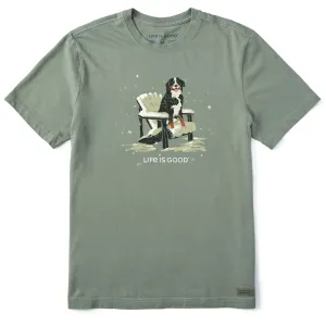 Active Layering Men's Snowy Adirondack Bernese Short Sleeve Crusher Tee