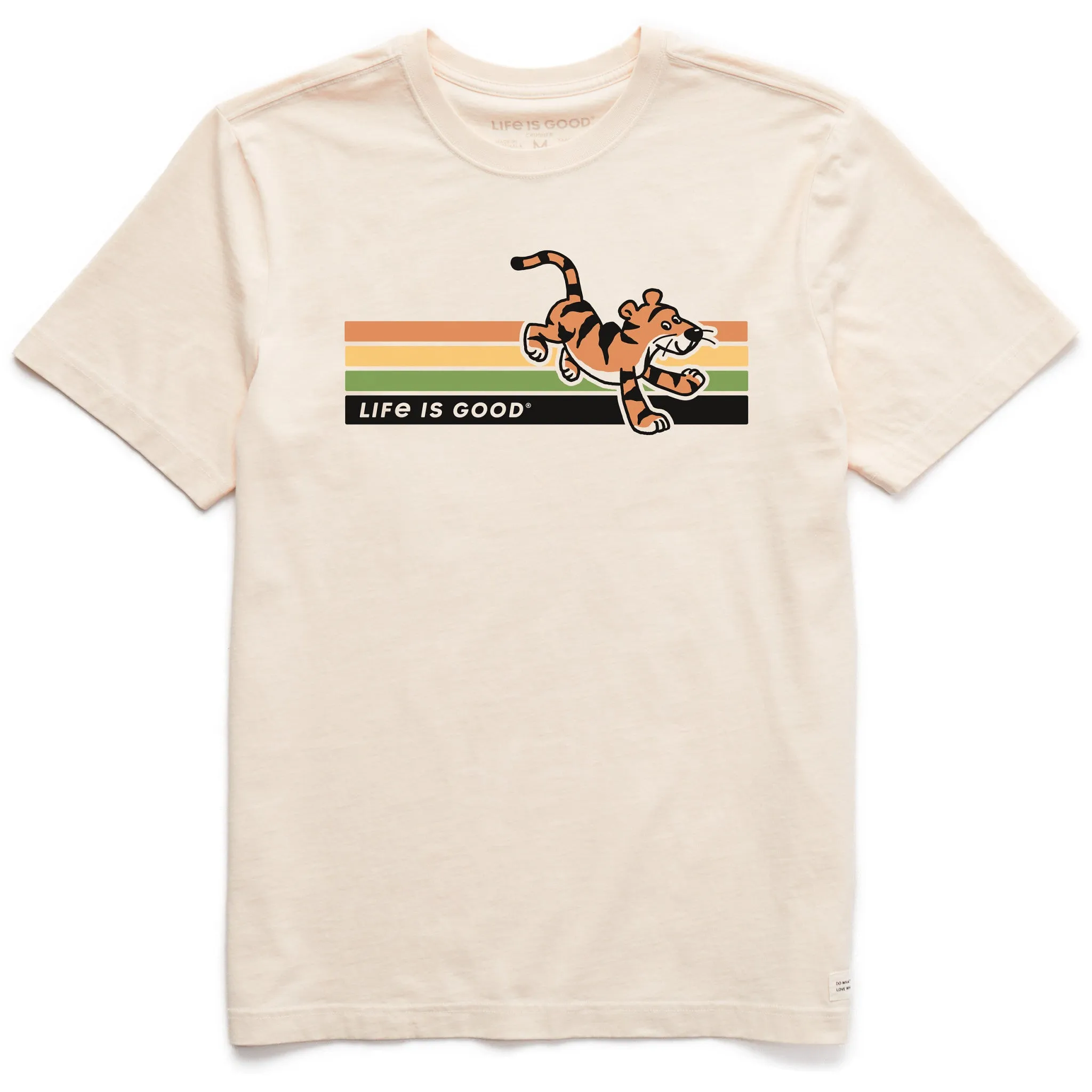 Men's Tiger Stripes Short Sleeve Crusher Tee Minimal Layers