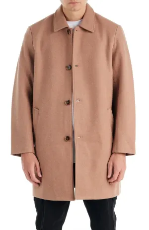 Elastic Binding Butler Coat Taupe