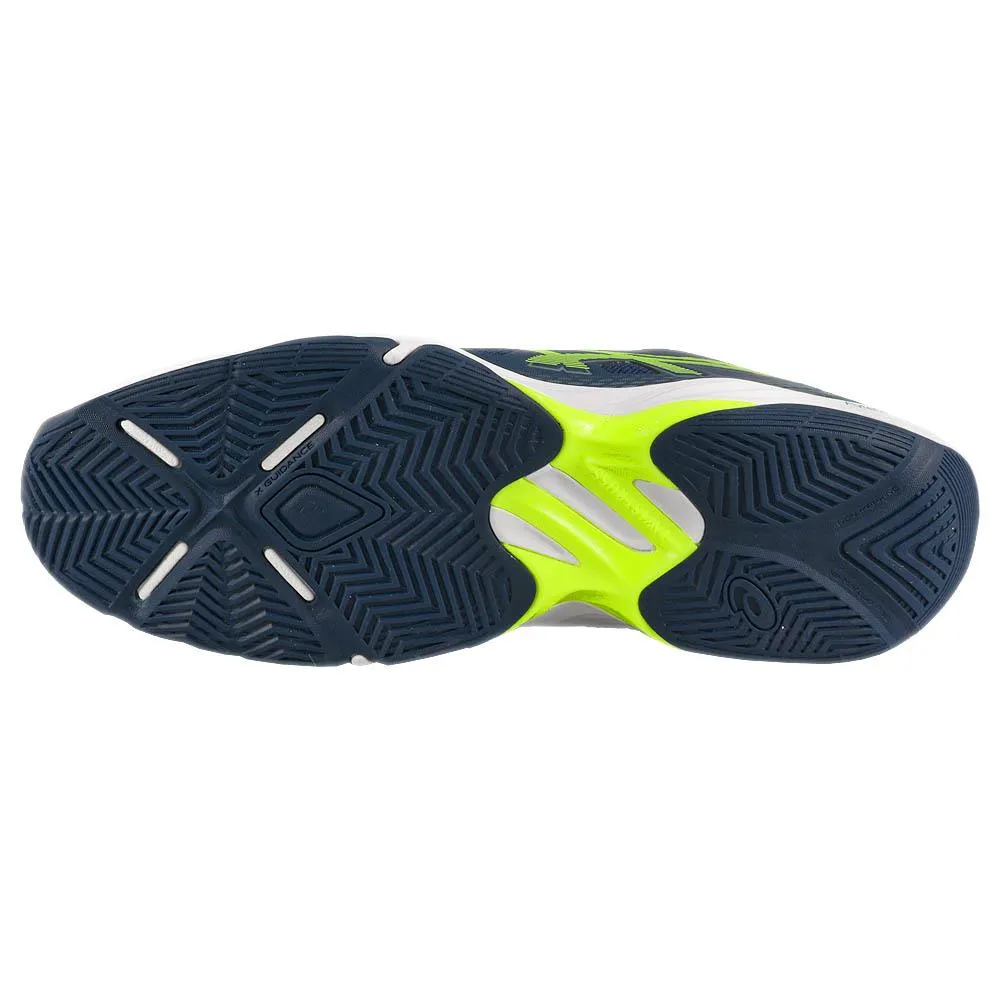 Asics Men's Blade FF - Blue Expanse/Safety Yellow Multi   Directional Movement Comfortable Step