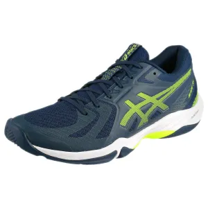 Slip   On Style Asics Men's Blade FF - Blue Expanse/Safety Yellow