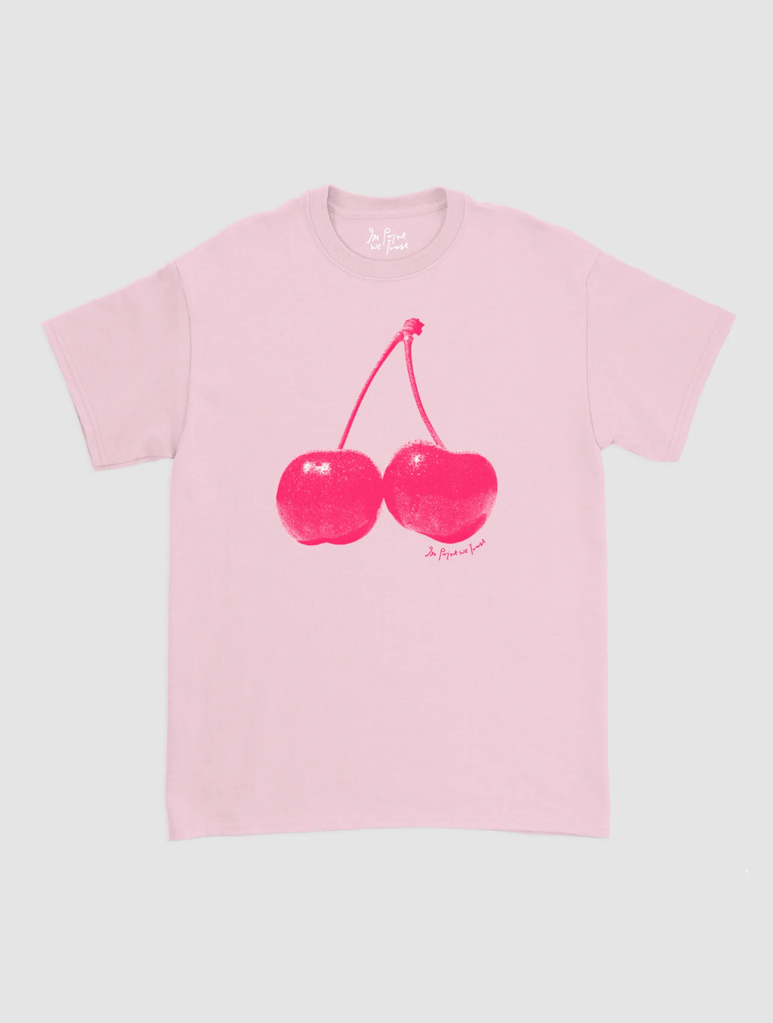 Wrinkle Resistant Texture cherry classic tee