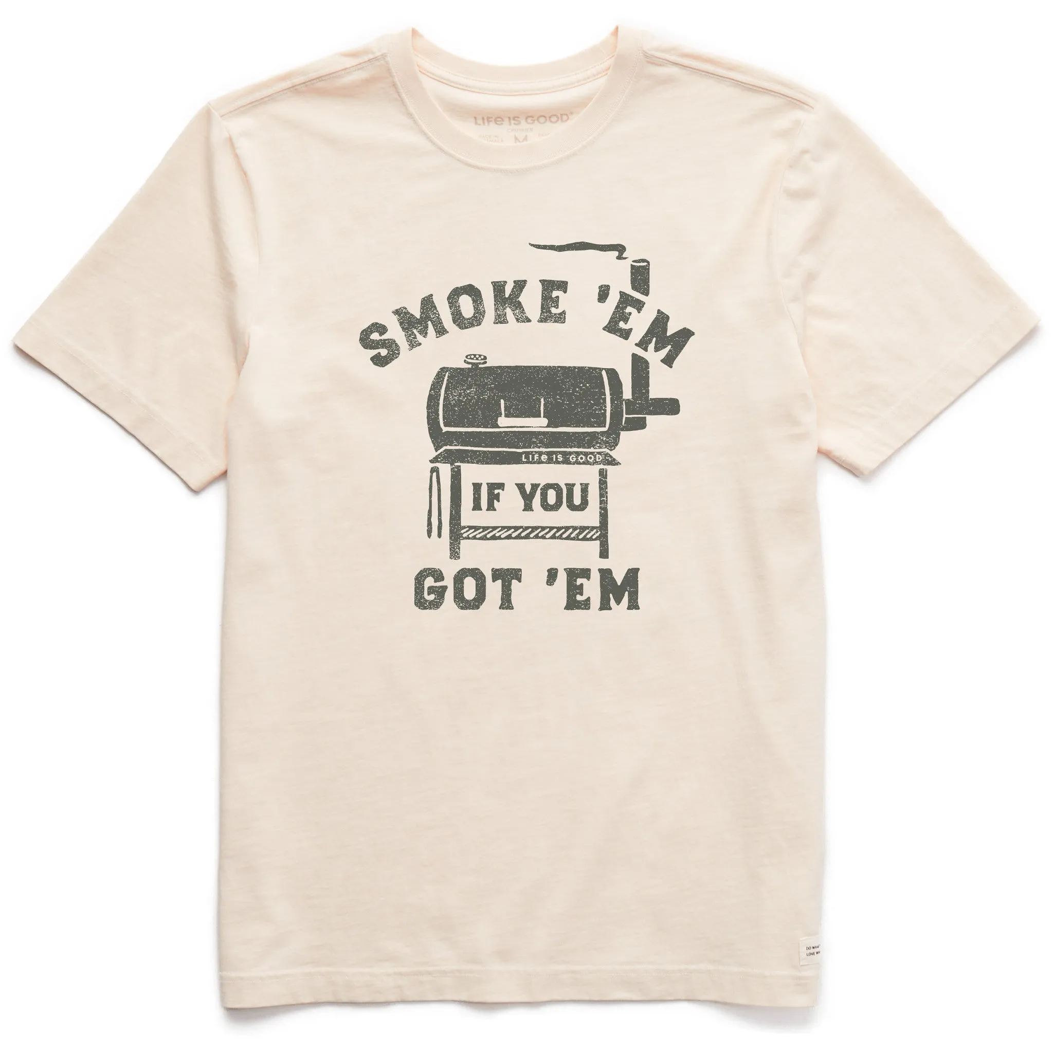 Seasonal Casual MoistureWicking Men's Smoke Em if you Got Em Short Sleeve Crusher Tee