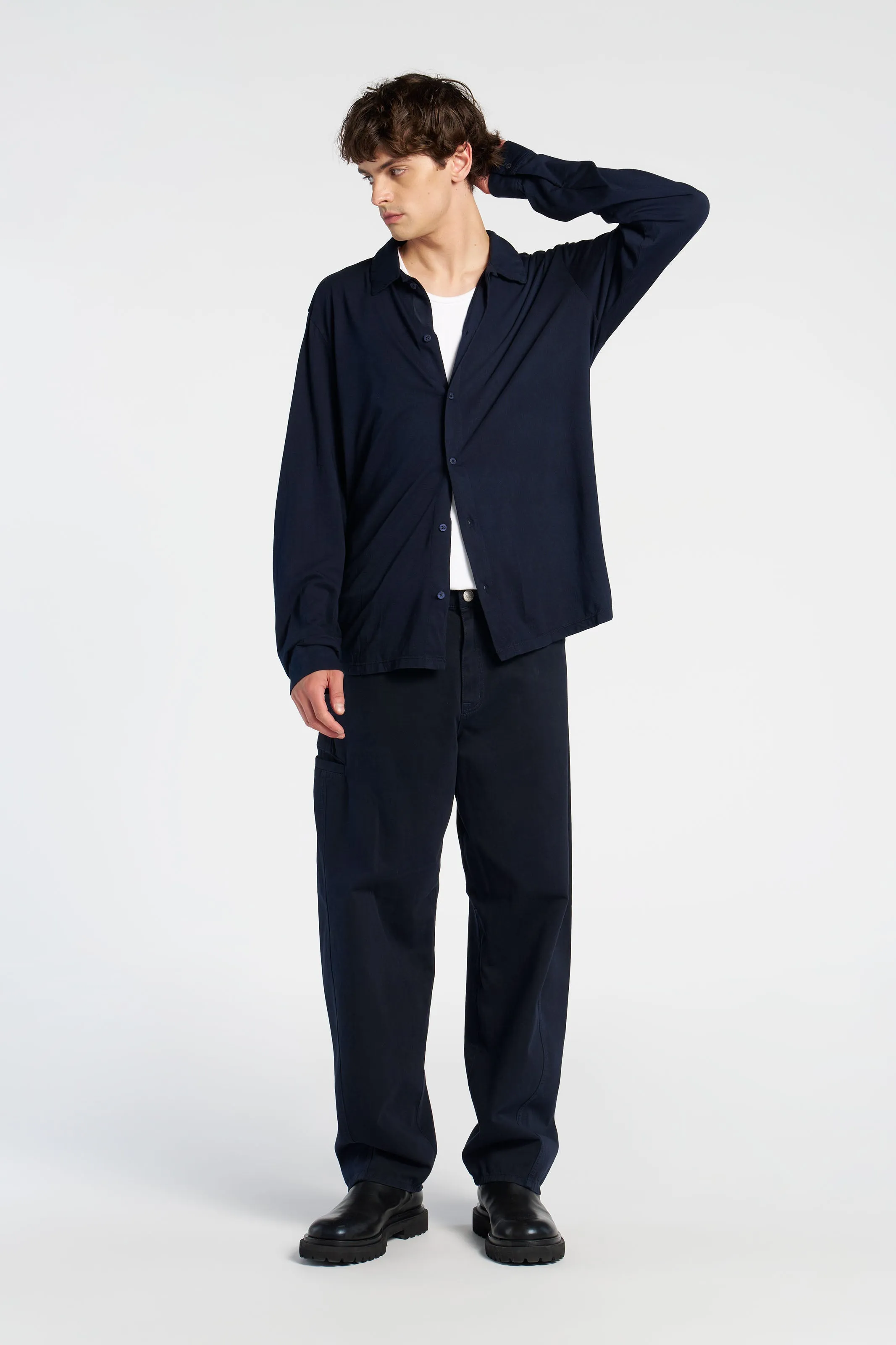 Classic Buttondown Functional Side Gussets Effortless Layer