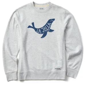 City Fit Winter Wear Men's Sea Lion La Jolla Simply True Fleece Crew