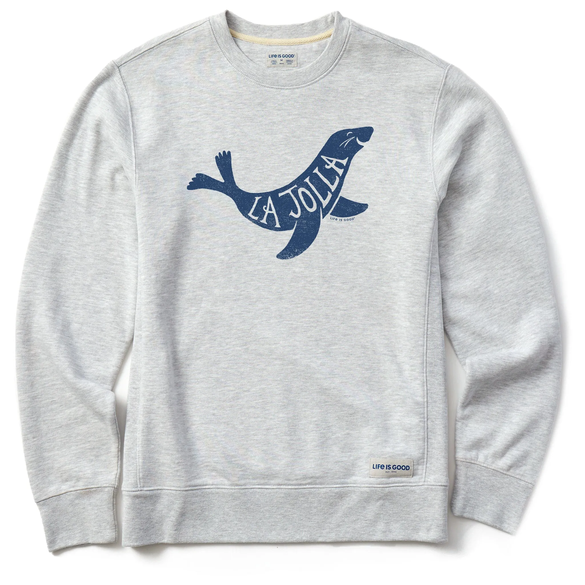 product mass produced efficiency Men's Sea Lion La Jolla Simply True Fleece Crew