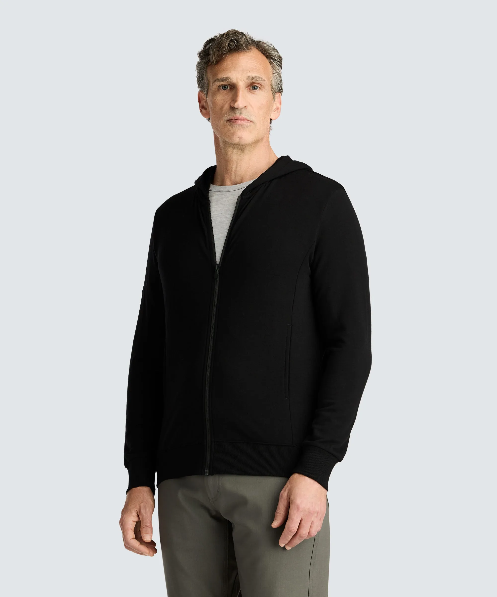 stud accents Men's Compact Travel Hoodie