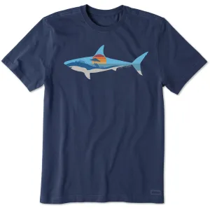 School Uniform Men's Sharkscape Short Sleeve Tee